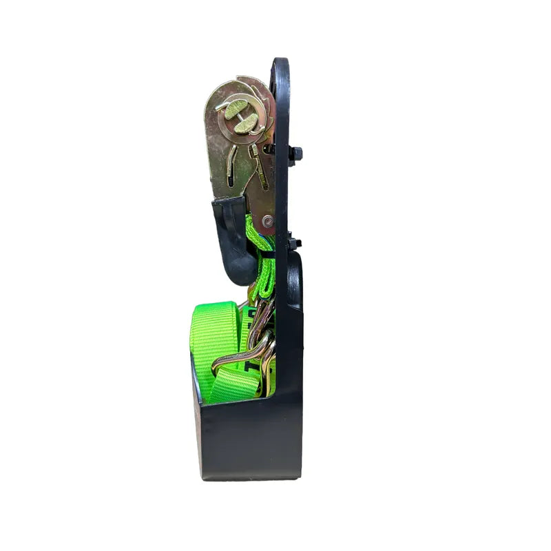 CINTA DE AMARRE CON TRINQUETE DE 1T KG X 25 MM X 6 M DISPLAY 2 UNIDADES STRADA